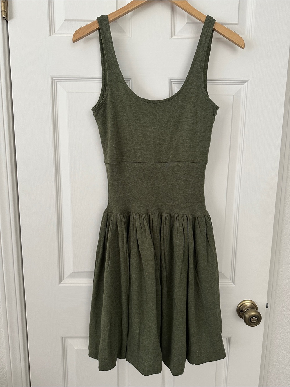 NWT Original Penguin Women’s Sleeveless Olive Green Scoop Neck Dress